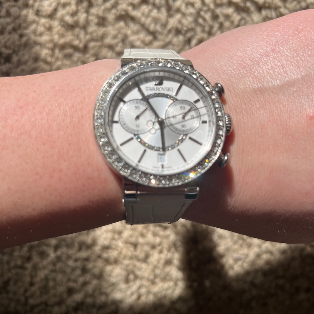 Swarovski Silver Wearable Watch